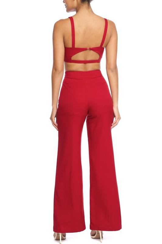 2-PC Crepe Pant Set