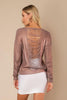 Fringe Back Sweater