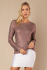 Fringe Back Sweater