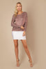 Fringe Back Sweater