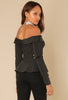 Bandage Off-Shoulder Jacket