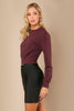 Lace-up Sweater