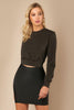 Lace-up Sweater