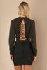 Lace-up Sweater